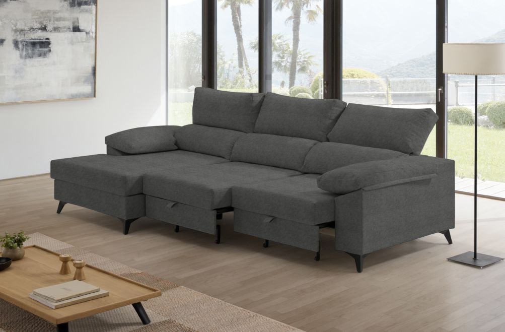 Sofá de tela Hércules de HOME - principal