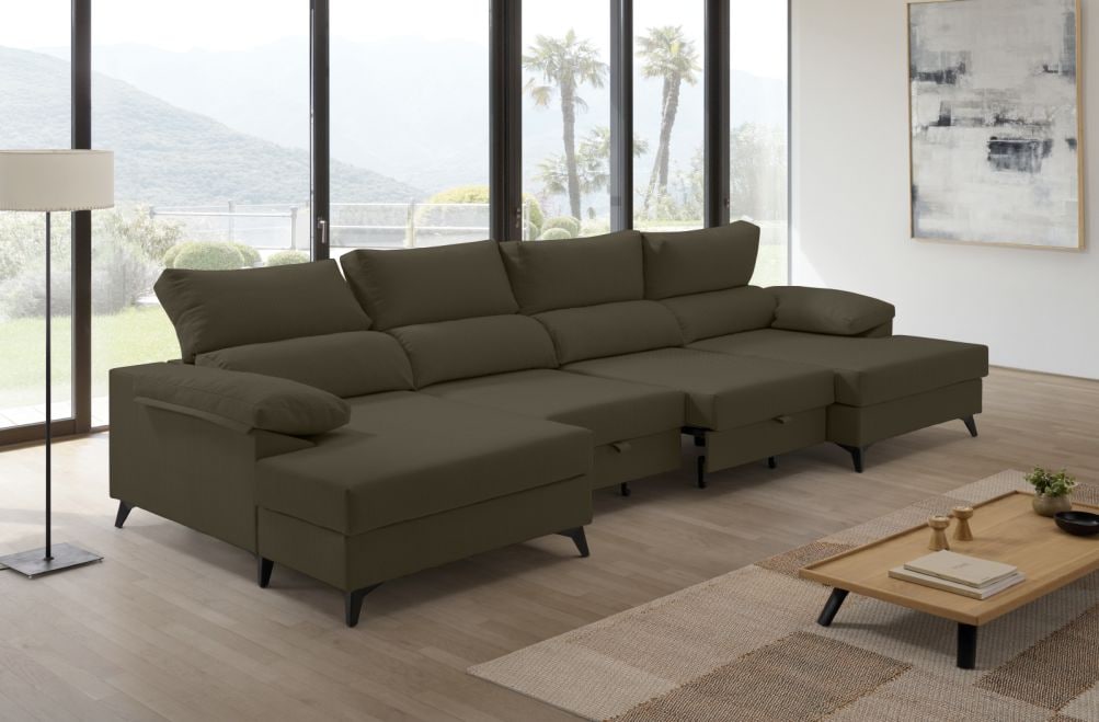 Sofá de tela Hércules de HOME - principal