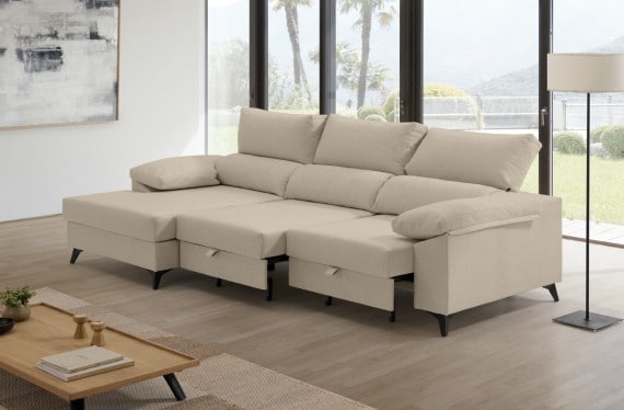 Sofá de tela Hércules de HOME - principal