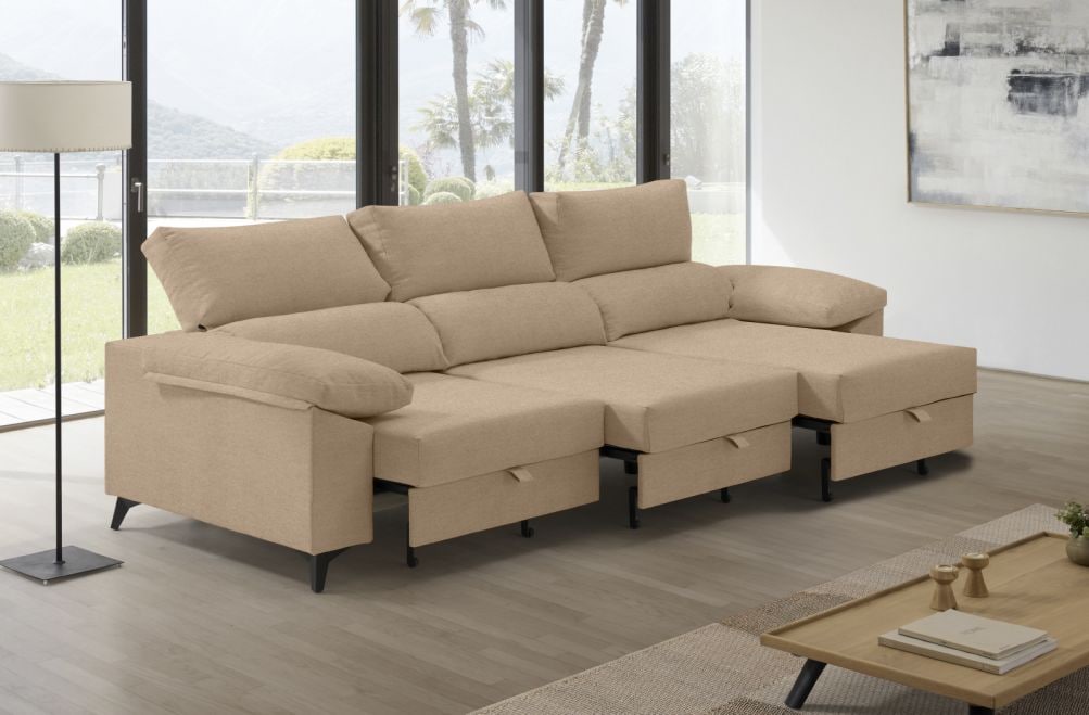 Sofá de tela Hércules de HOME - principal