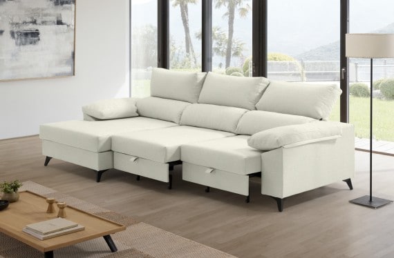 Sofá de tela Hércules de HOME - principal