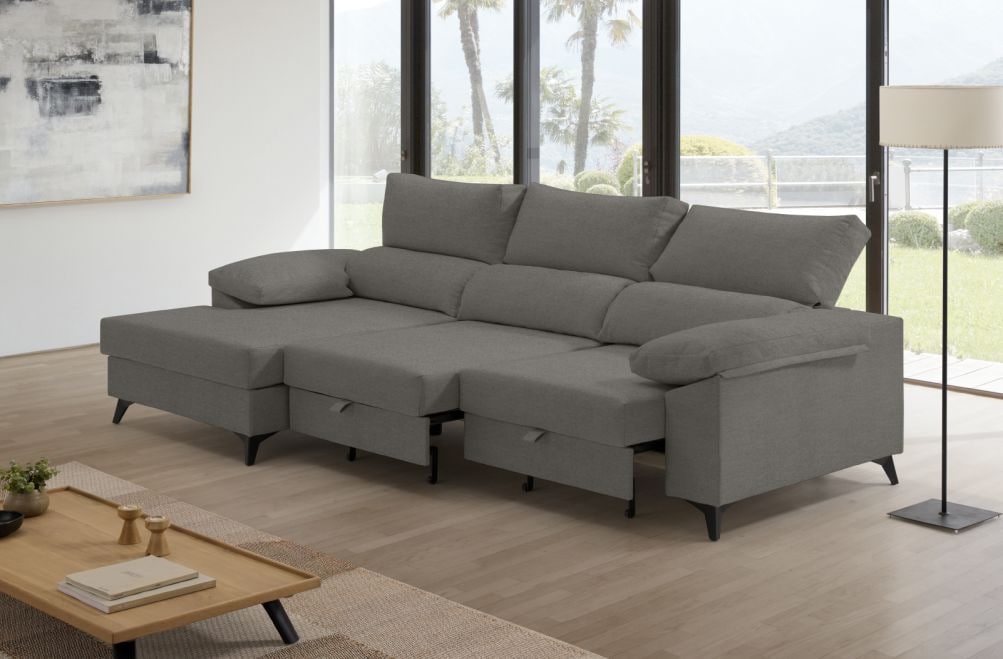 Sofá de tela Hércules de HOME - principal