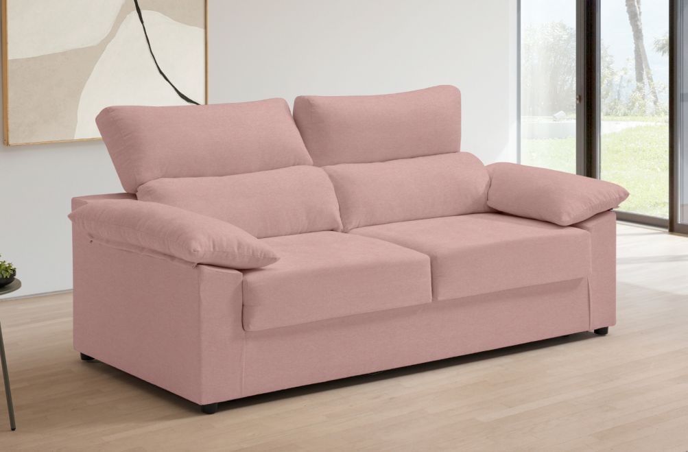 Sofá cama de tela Lecter de HOME - principal