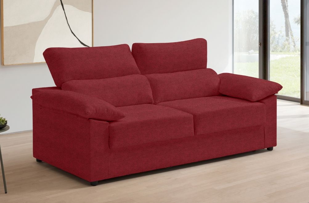 Sofá cama de tela Lecter de HOME - principal