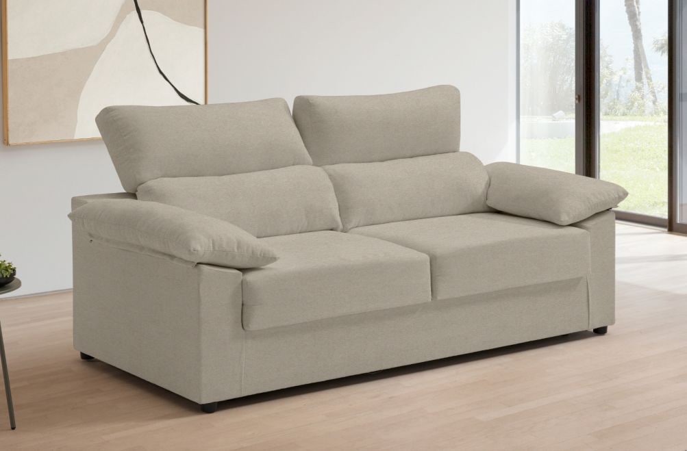 Sofá cama de tela Lecter de HOME - principal