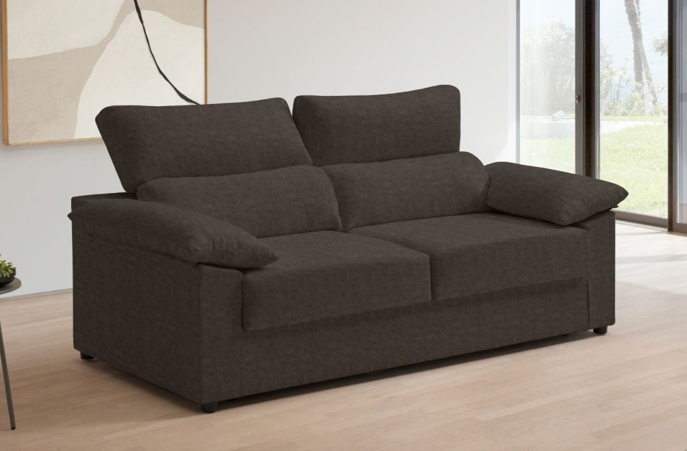 Sofá cama de tela Lecter de HOME - principal