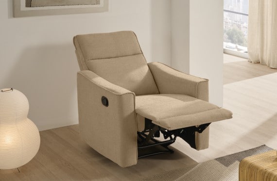 Sillón relax de tela Mikonos de HOME - principal
