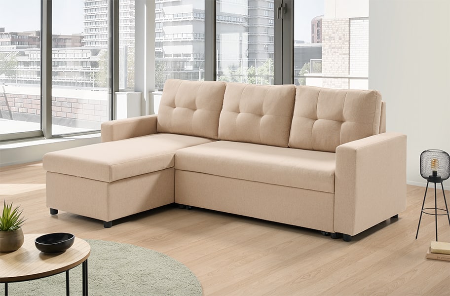 Sofá cama de tela Bilbo HOME - principal