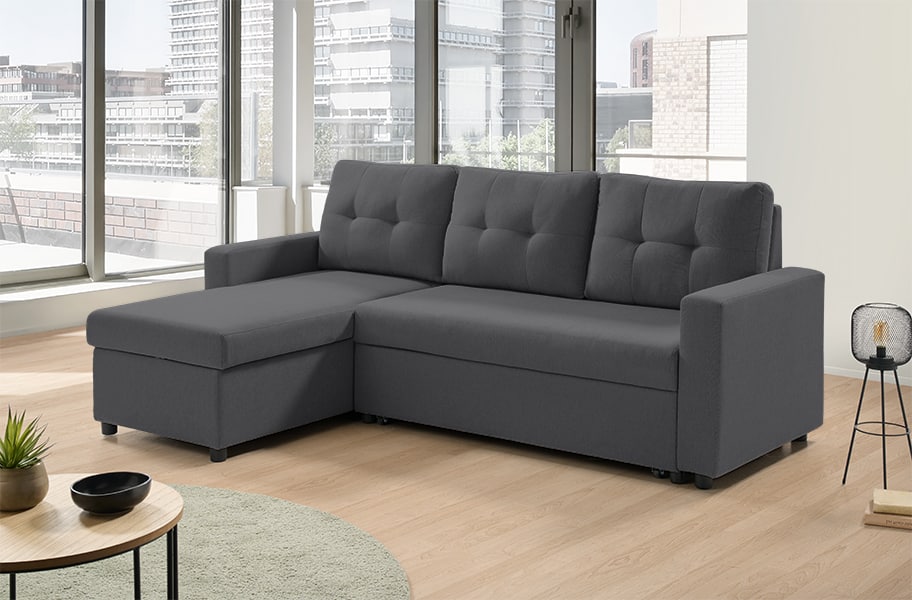 Sofá cama de tela Bilbo HOME - principal