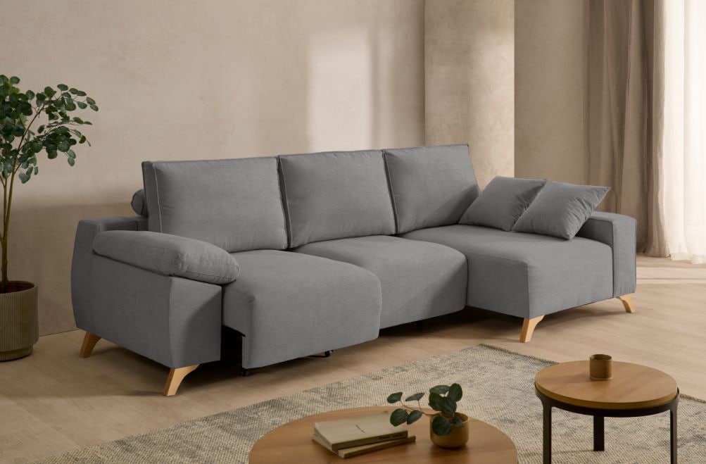 Sofá chaise longue de tela Nova de StyleKomfort - principal