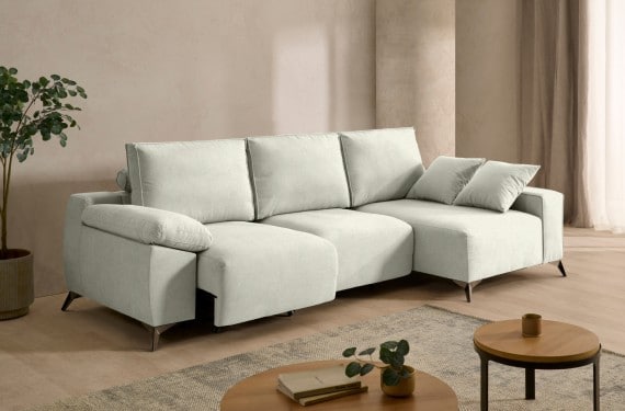 Sofá chaise longue de tela Nova de StyleKomfort - principal