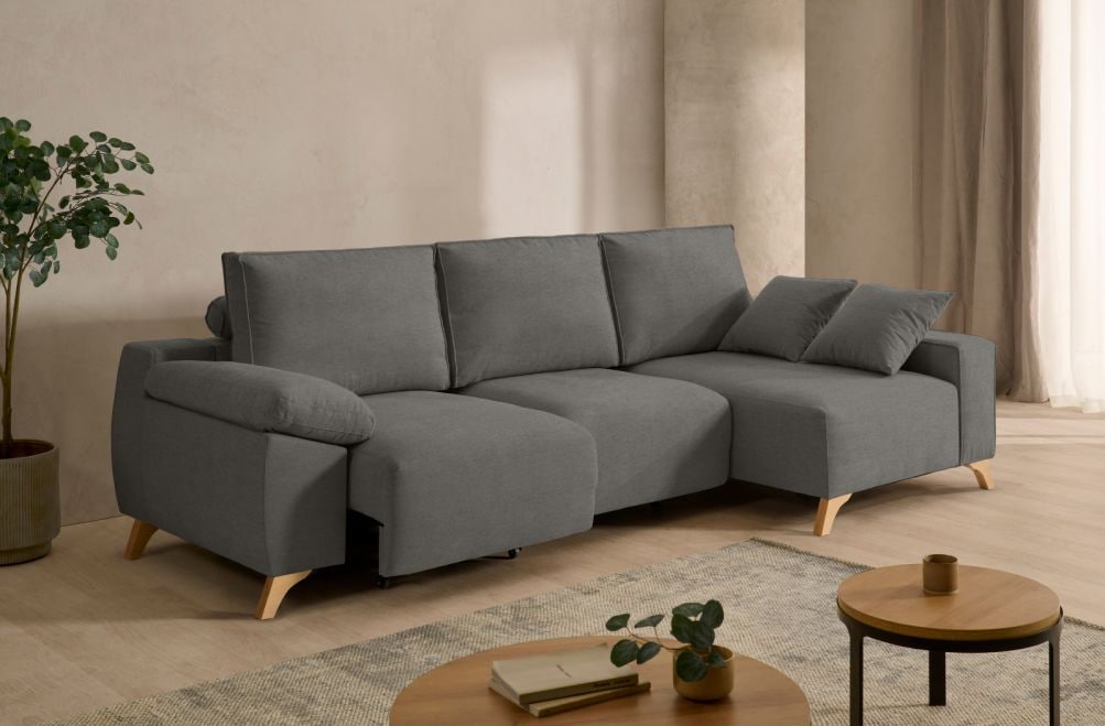 Sofá chaise longue de tela Nova de StyleKomfort - principal