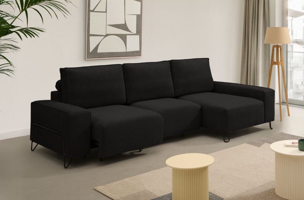 Sofá chaise longue de tela Epic de StyleKomfort - principal