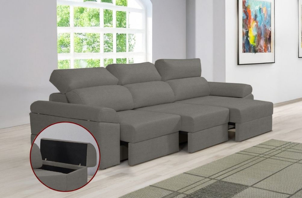 Sofá de tela Nubia Plus de HOME - principal
