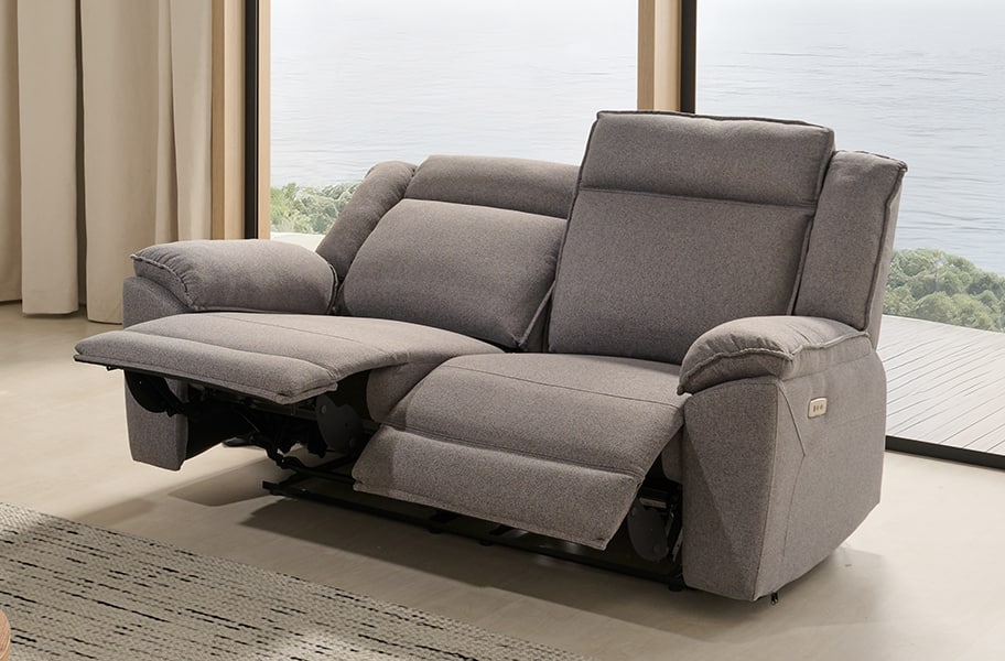 Sofá relax de tela Orena de HOME - principal