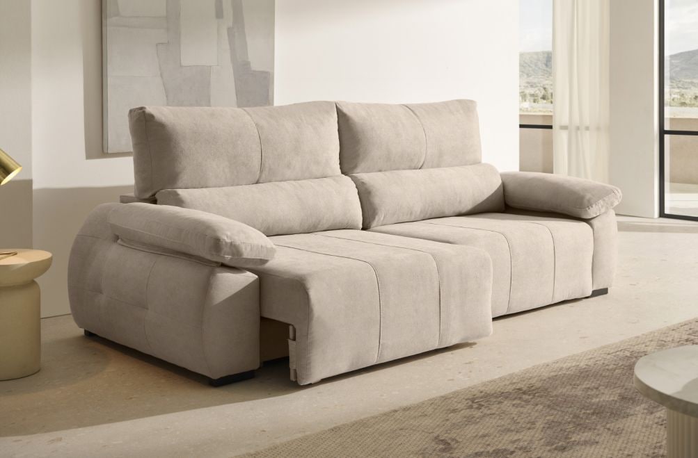 Sofá de tela Elaris de HOME - principal