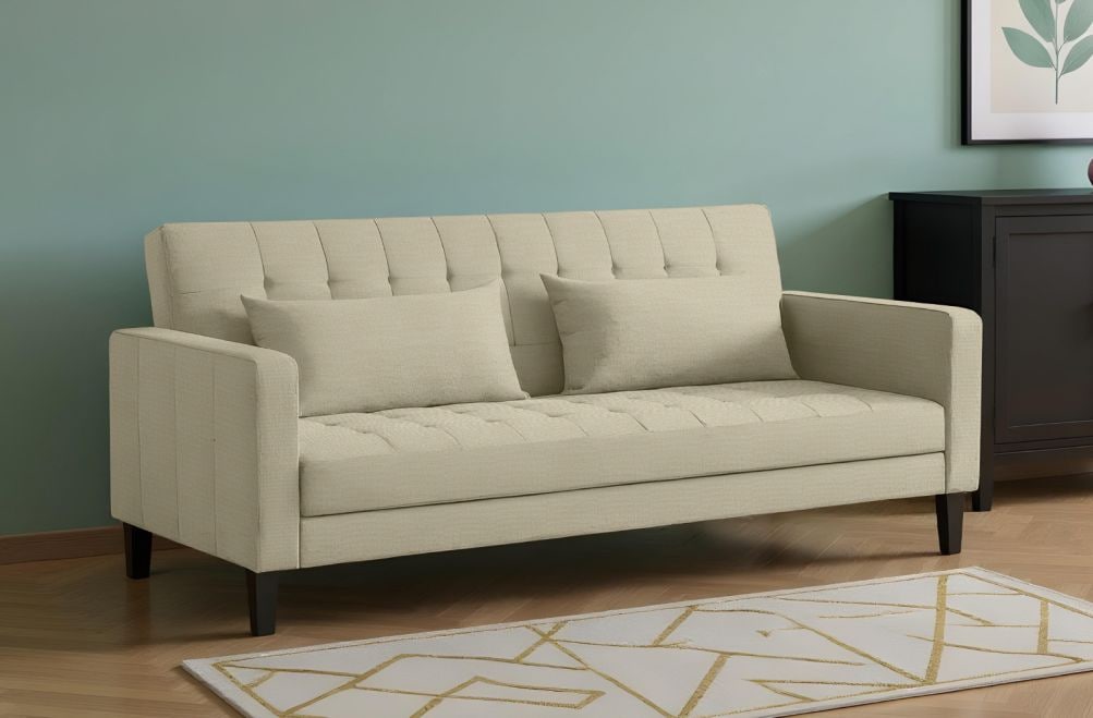 Sofá cama de tela Zoen de HOME - principal