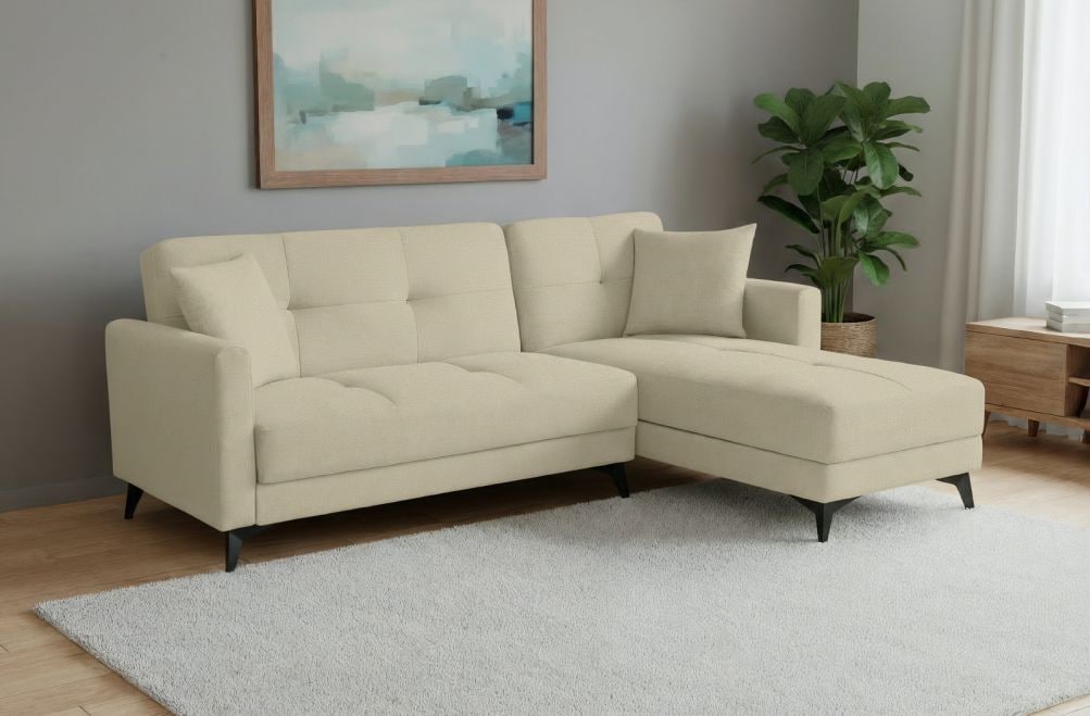 Sofá cama de tela Norel de HOME - principal