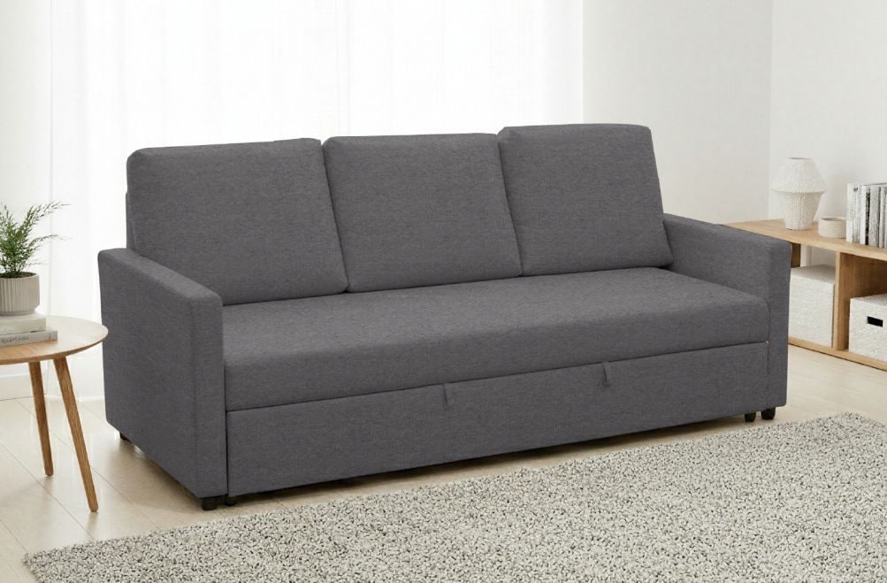 Sofá cama de tela Lordy de HOME - principal