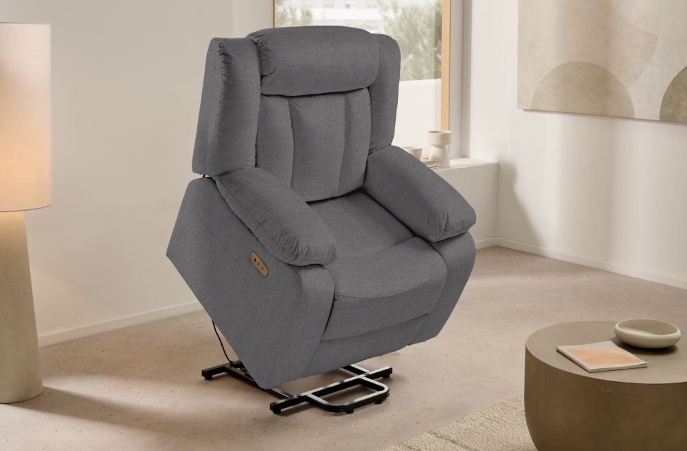 Sillón relax powerlift de tela Nero de HOME - principal