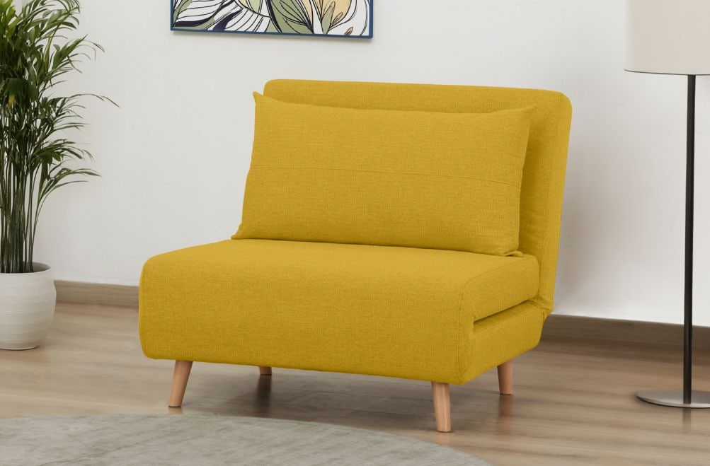 Sillón cama de tela Level de HOME - principal