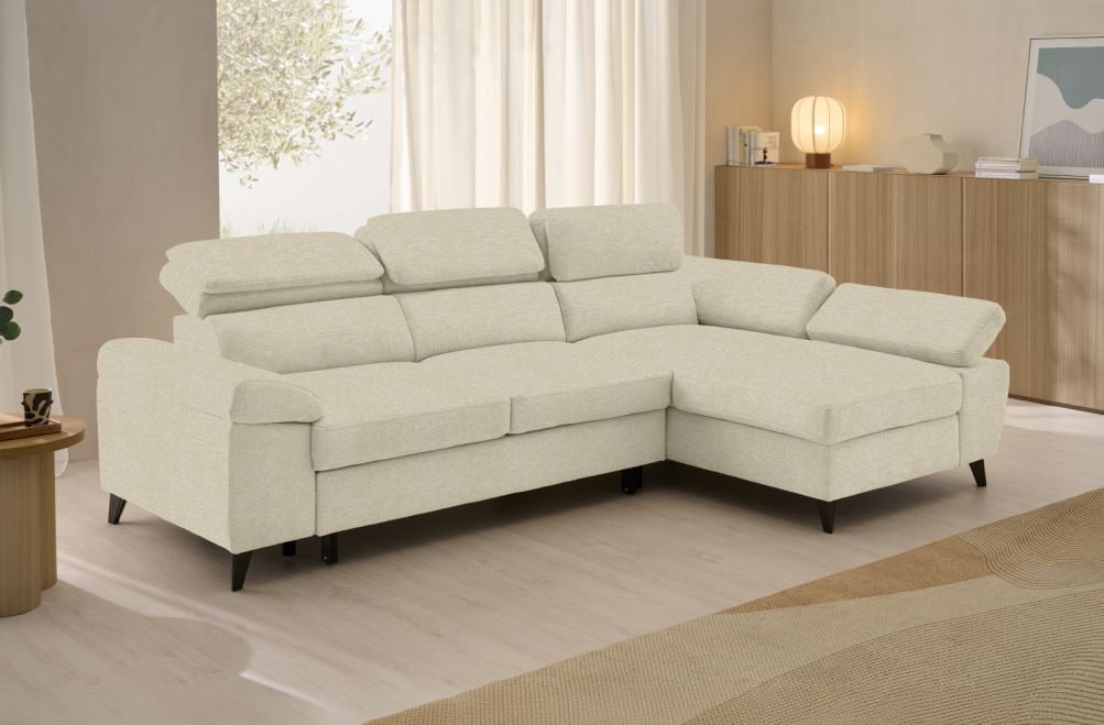 Sofá cama de tela Malena de HOME - principal