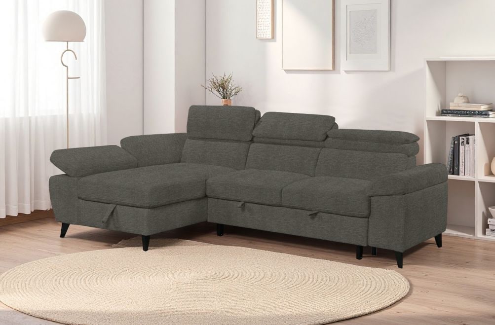 Sofá cama de tela Malena de HOME - principal