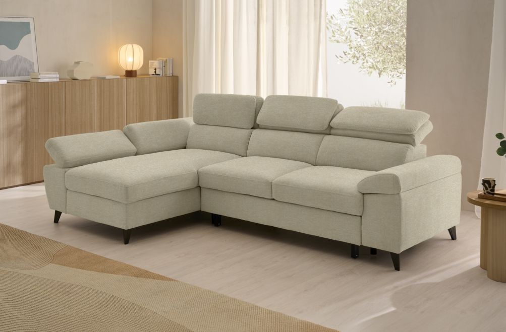 Sofá cama de tela Malena de HOME - principal
