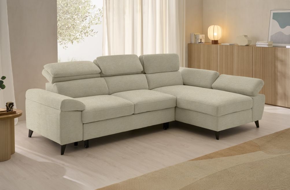 Sofá cama de tela Malena de HOME - principal