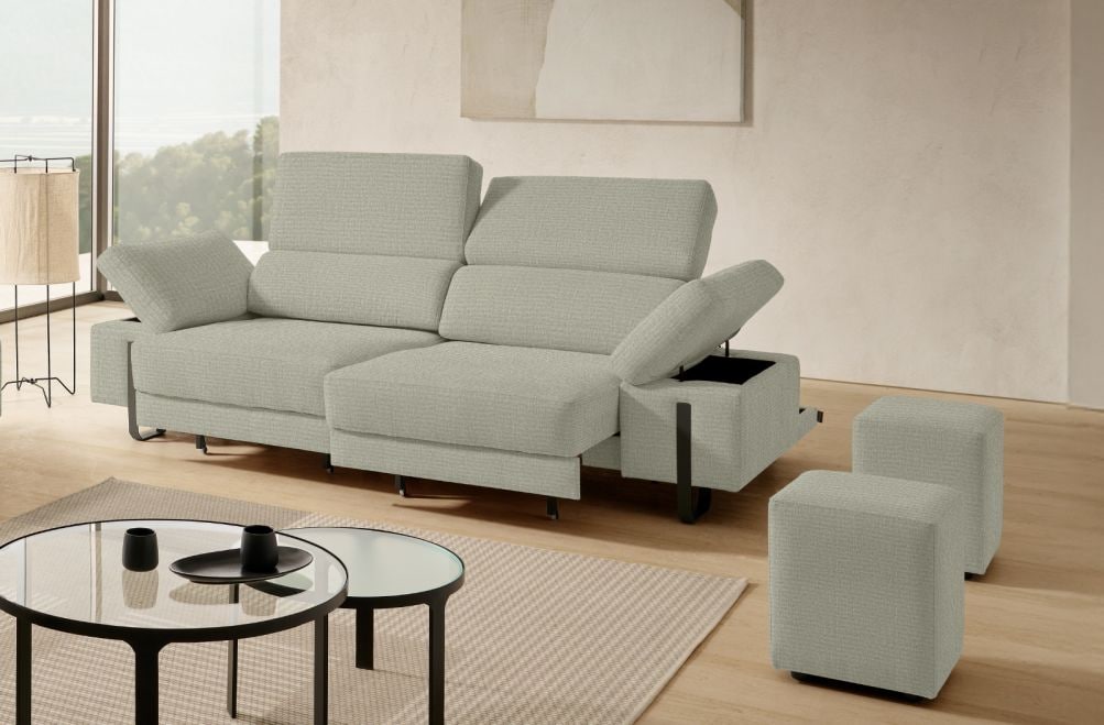 Sofá de tela Freya de Stylekomfort - principal