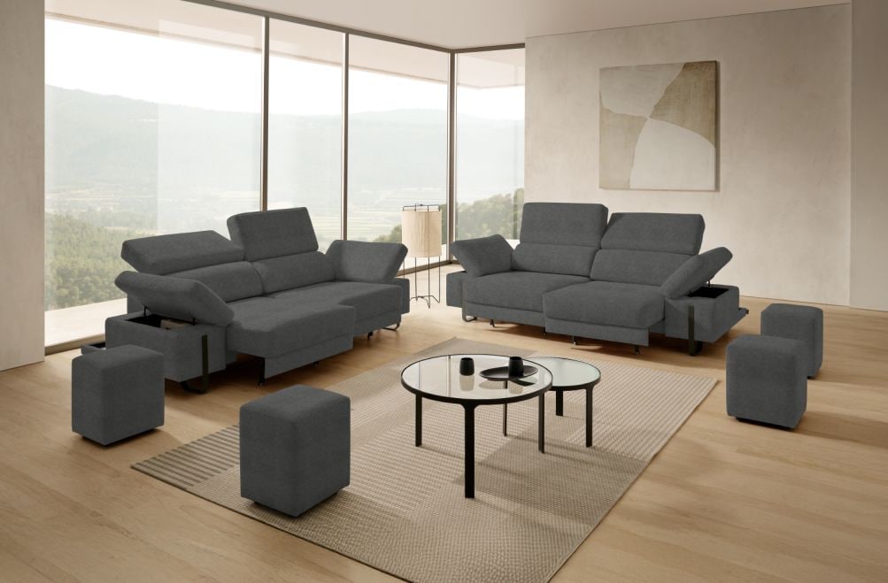 Sofá de tela Freya de Stylekomfort - principal