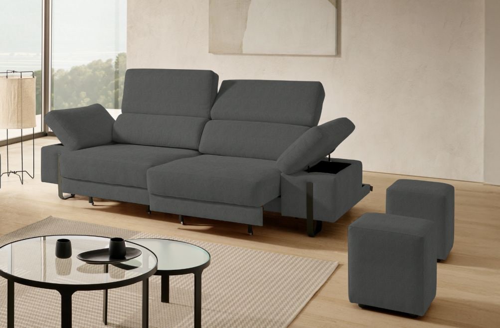 Sofá de tela Freya de Stylekomfort - principal