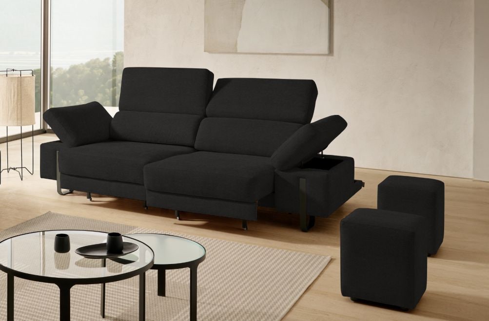 Sofá de tela Freya de Stylekomfort - principal