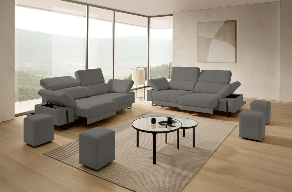 Sofá de tela Freya de Stylekomfort - principal