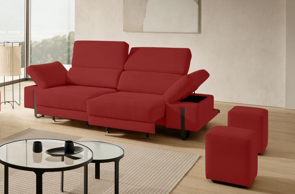 Sofá de tela Freya de Stylekomfort - principal