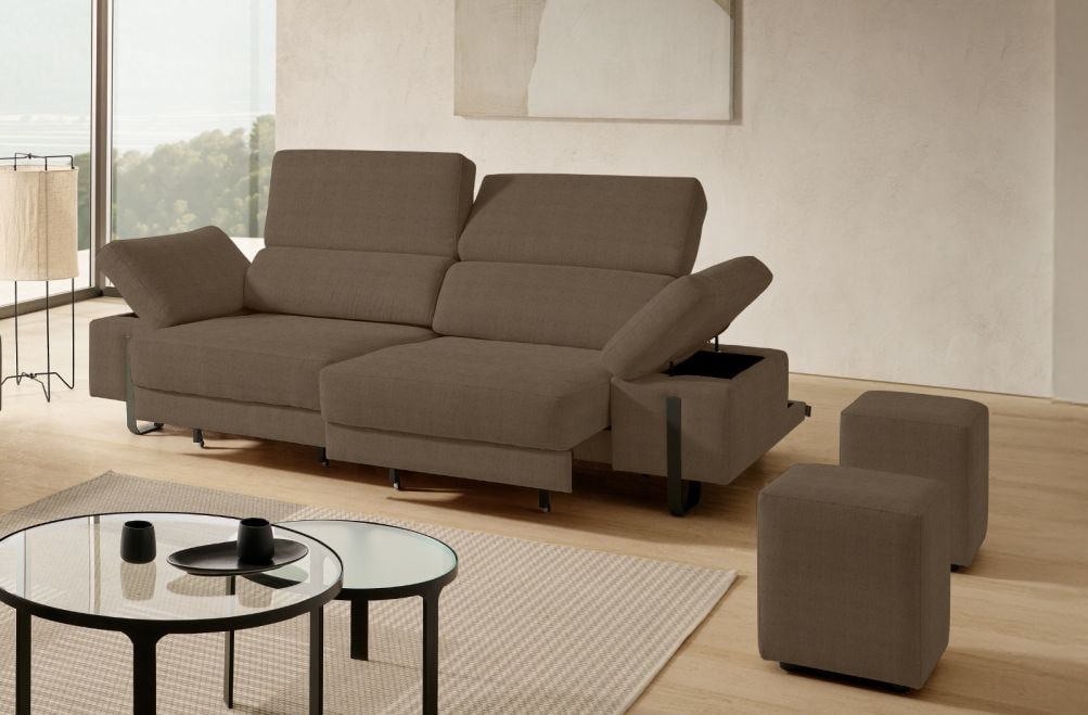 Sofá de tela Freya de Stylekomfort - principal