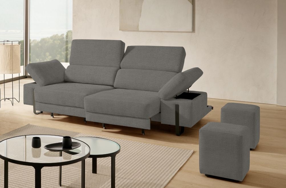 Sofá de tela Freya de Stylekomfort - principal