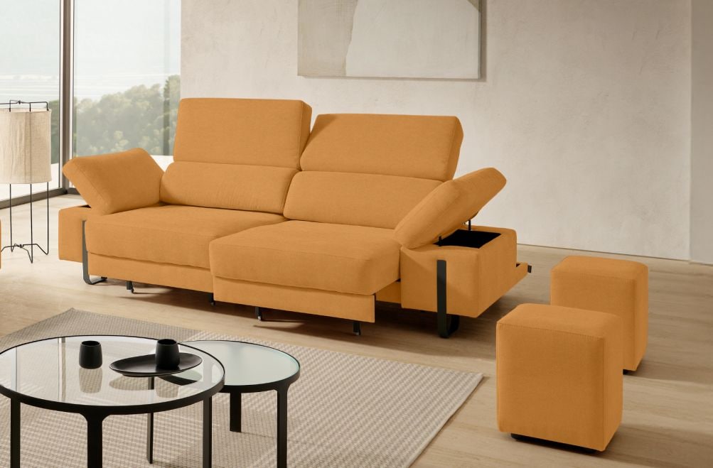 Sofá de tela Freya de Stylekomfort - principal