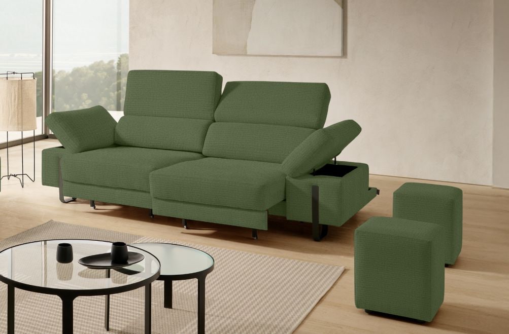 Sofá de tela Freya de Stylekomfort - principal