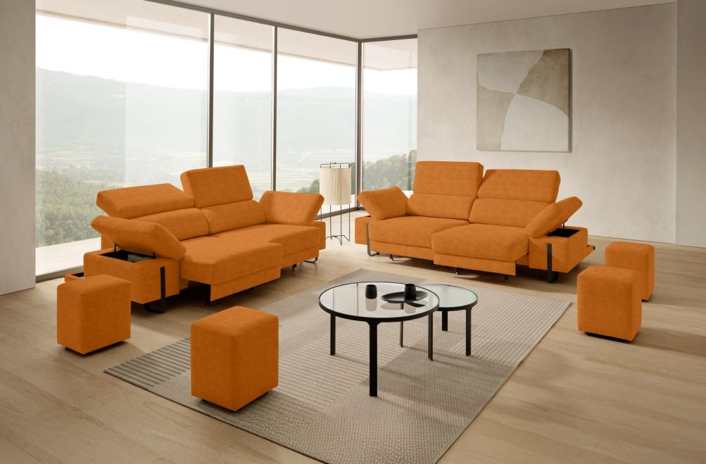 Sofá de tela Freya de Stylekomfort - principal