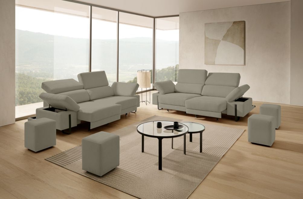 Sofá de tela Freya de Stylekomfort - principal