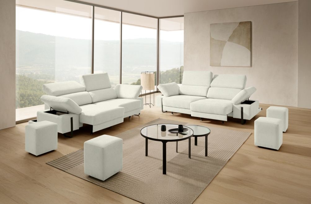 Sofá de tela Freya de Stylekomfort - principal