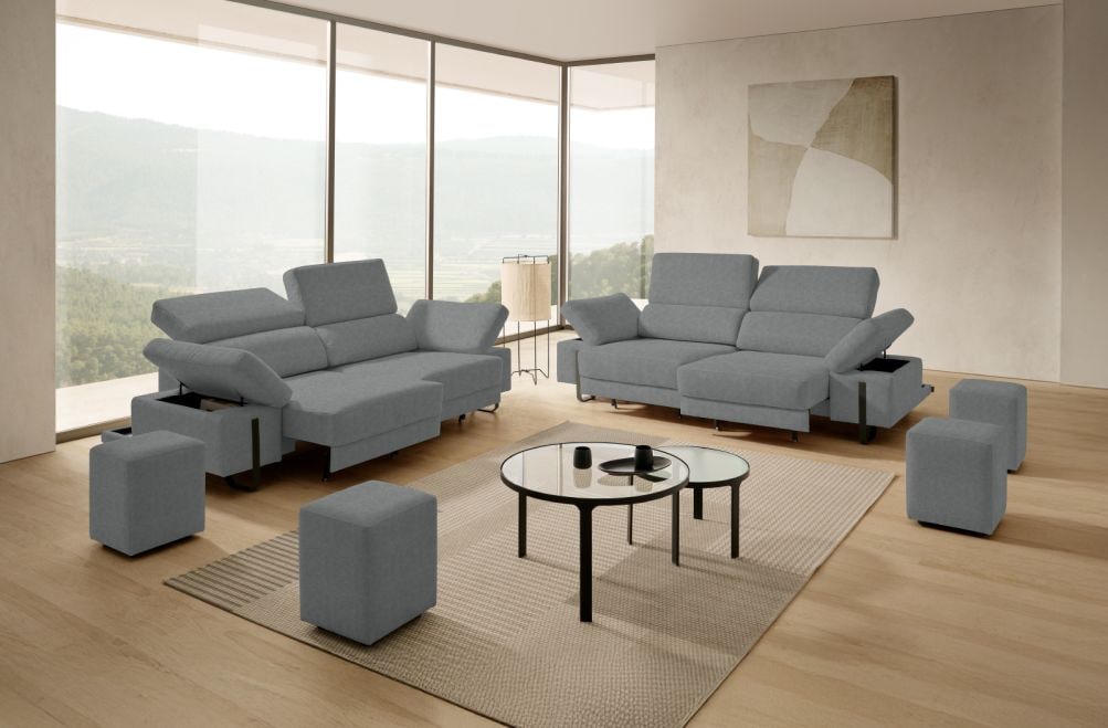 Sofá de tela Freya de Stylekomfort - principal