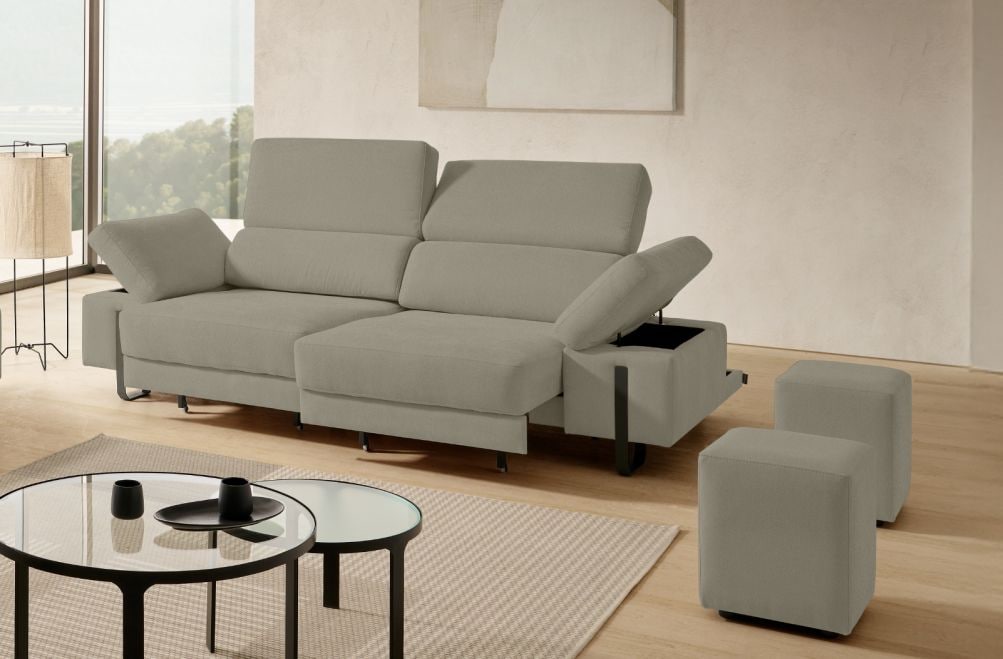 Sofá de tela Freya de Stylekomfort - principal