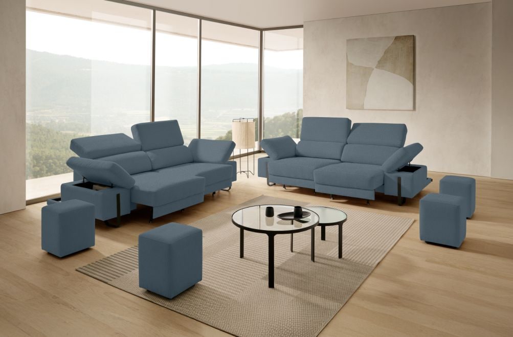 Sofá de tela Freya de Stylekomfort - principal