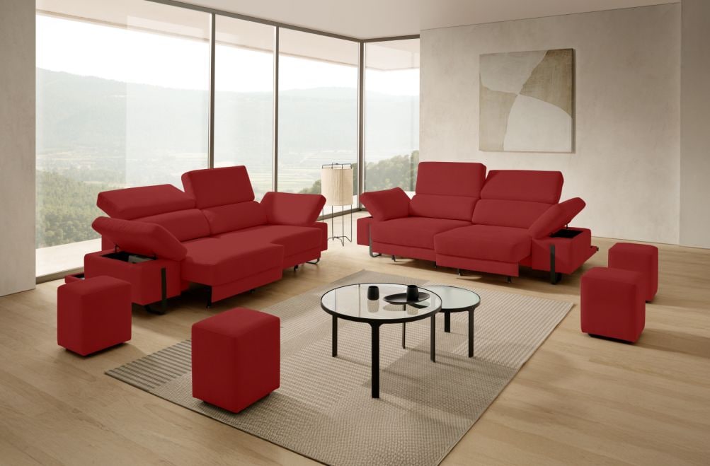 Sofá de tela Freya de Stylekomfort - principal