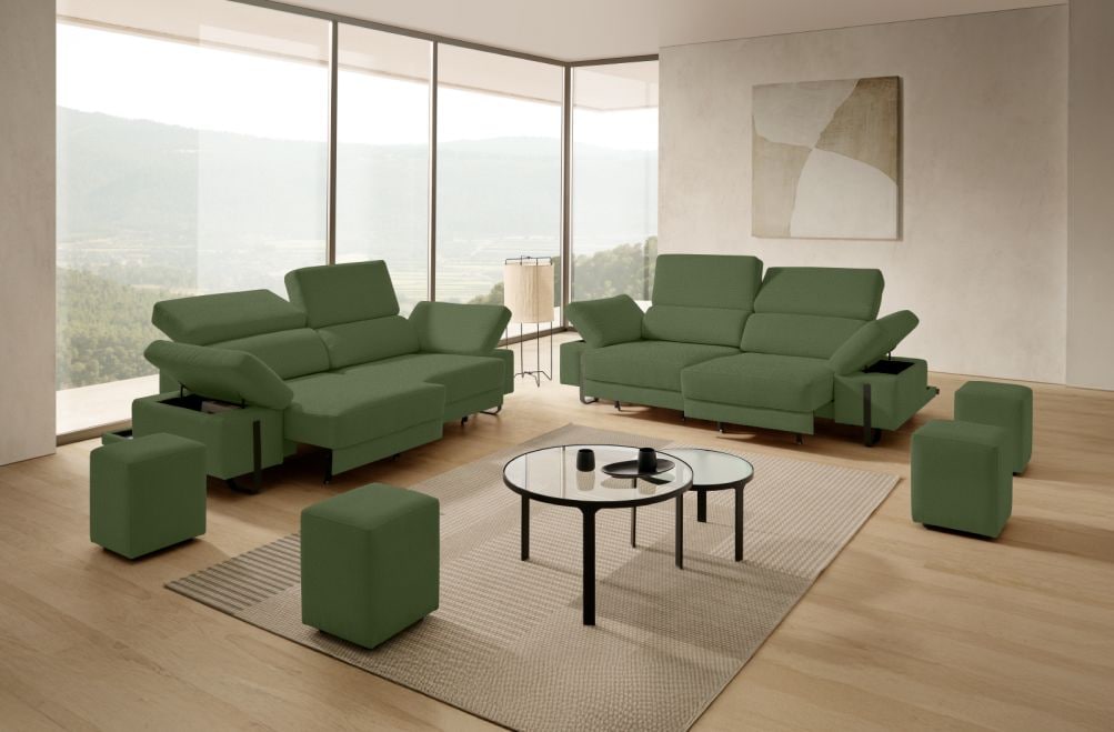 Sofá de tela Freya de Stylekomfort - principal