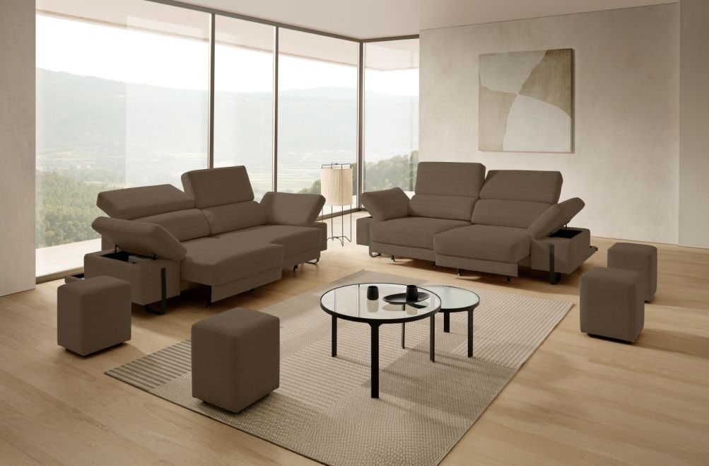 Sofá de tela Freya de Stylekomfort - principal