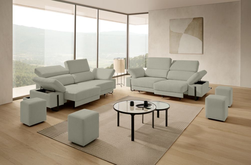 Sofá de tela Freya de Stylekomfort - principal