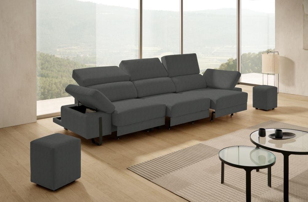 Sofá de tela Freya Plus de Stylekomfort - principal